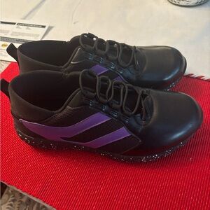 Comfortview Black and Purple Athletic Shoes